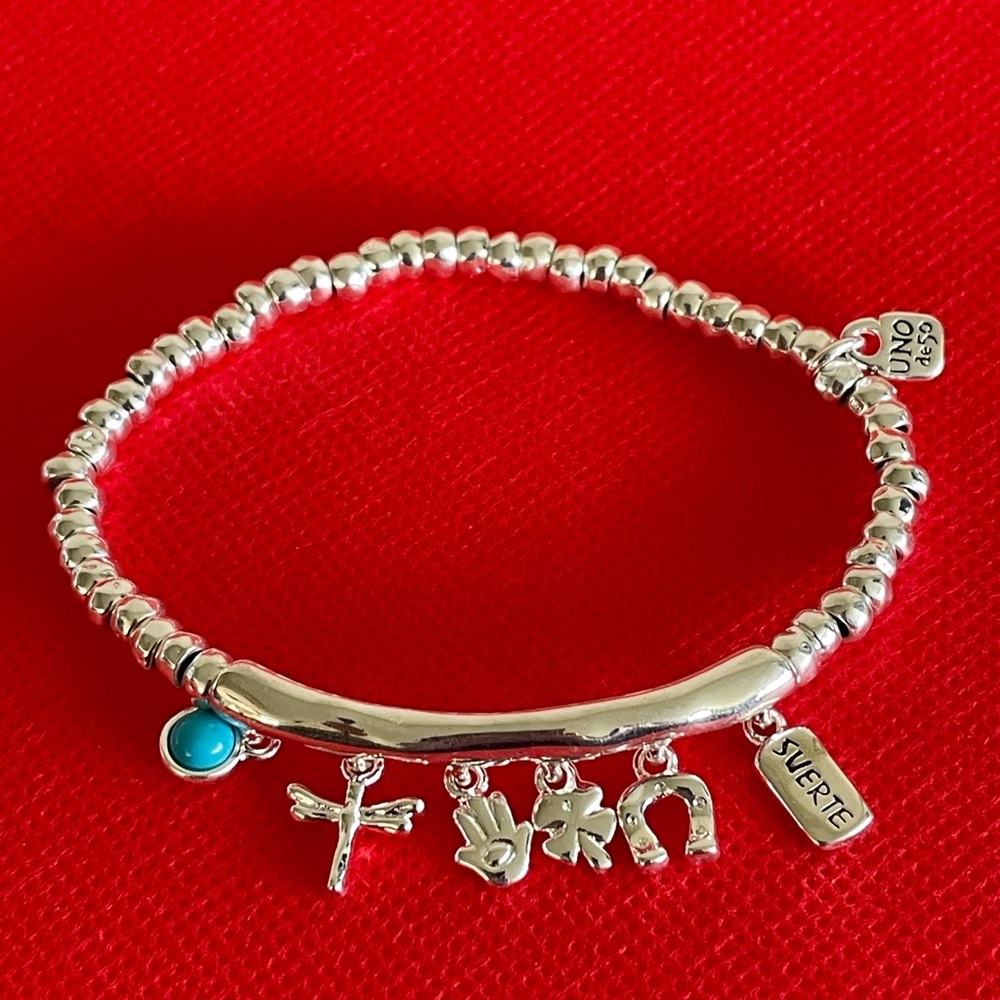 Uno de 50 Bracelet • Luckykeys • Silver plated • Brand New